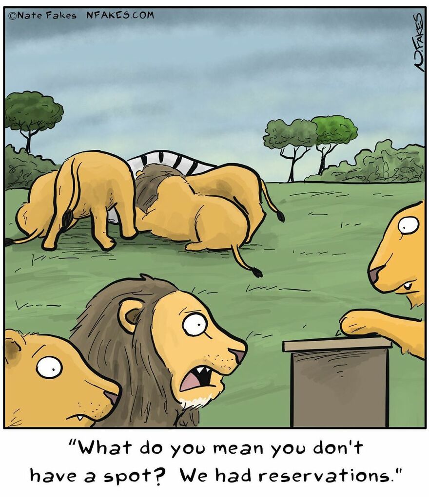 151 New Hilarious Single-Panel Comics By Nate Fakes