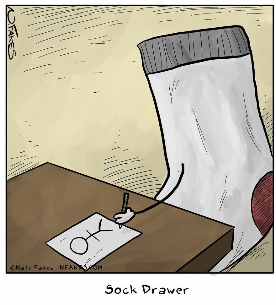 151 New Hilarious Single-Panel Comics By Nate Fakes