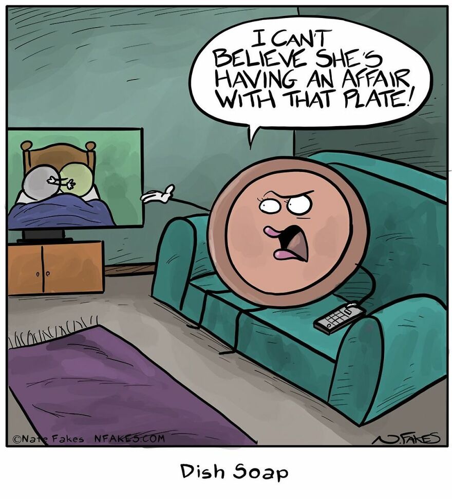 151 New Hilarious Single-Panel Comics By Nate Fakes