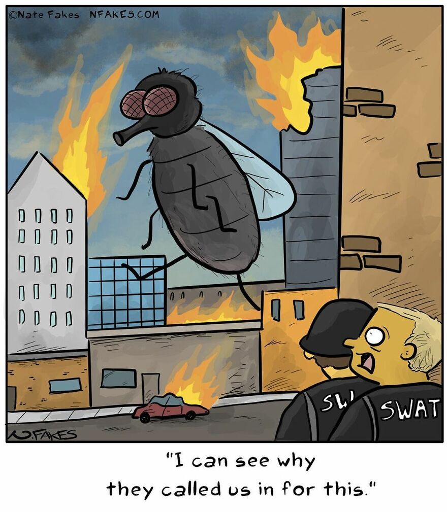 151 New Hilarious Single-Panel Comics By Nate Fakes