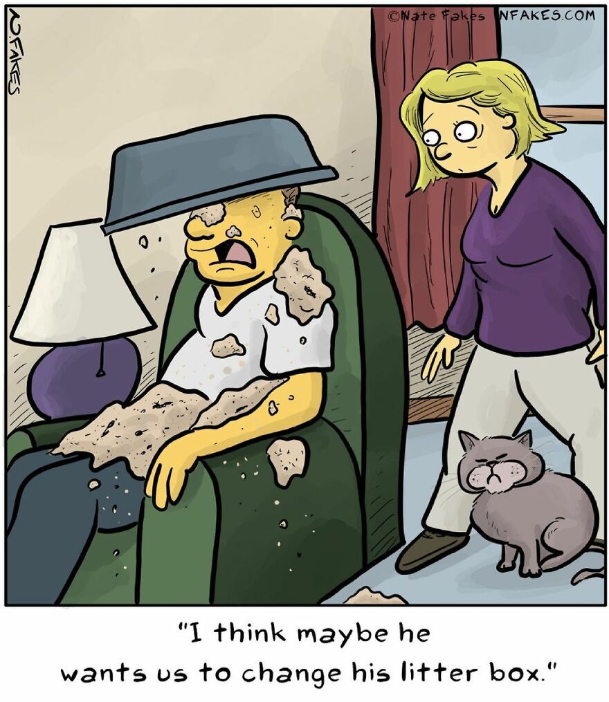 151 New Hilarious Single-Panel Comics By Nate Fakes