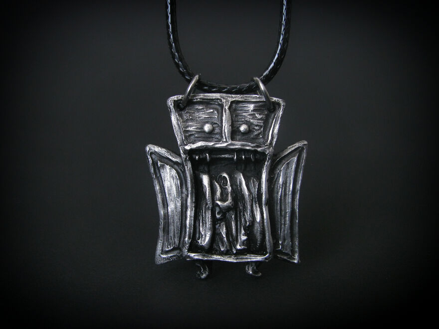 Two Clinical Psychologists Create Sombre But Kind Pewter Jewellery (36 Photo)