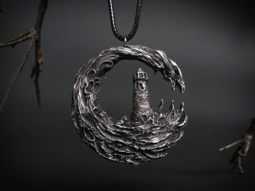 Two Clinical Psychologists Create Sombre But Kind Pewter Jewellery (36 Photo)