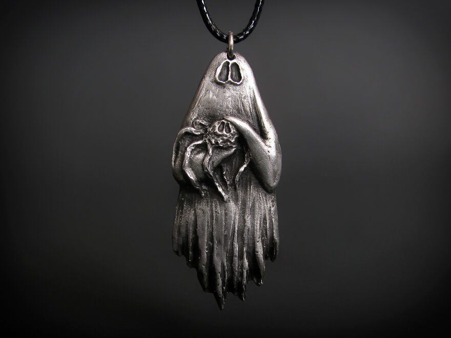 Two Clinical Psychologists Create Sombre But Kind Pewter Jewellery (36 Photo)