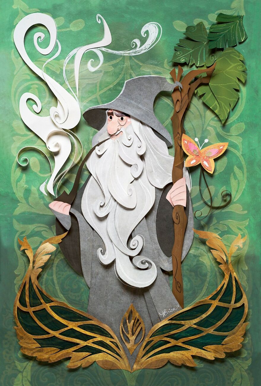 I Create A World Of My Own Using Paper, Scissors And A Little Too Much Color!