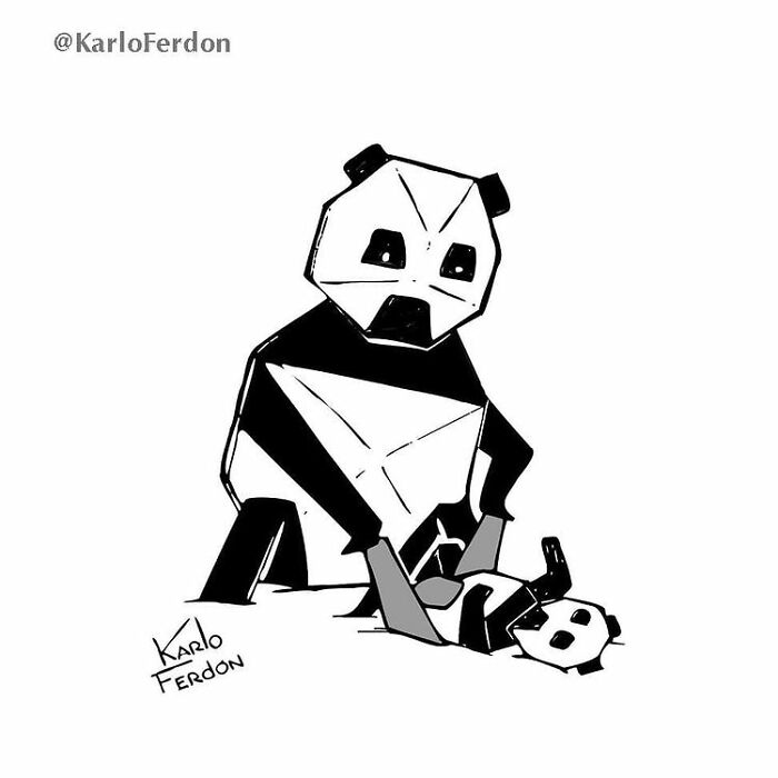 Funny Minimalist Comics Without Dialogue By Karlo Ferdon (56 New Comics)