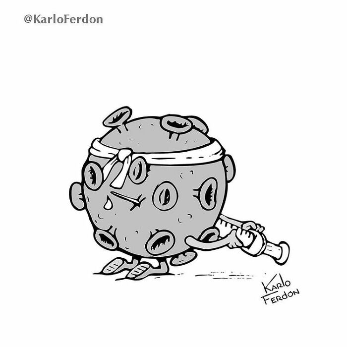 Funny Minimalist Comics Without Dialogue By Karlo Ferdon (56 New Comics)