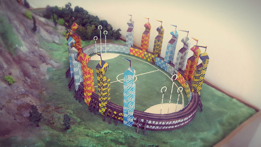 I Made An Entire Hogwarts Grounds Model From The Harry Potter Films