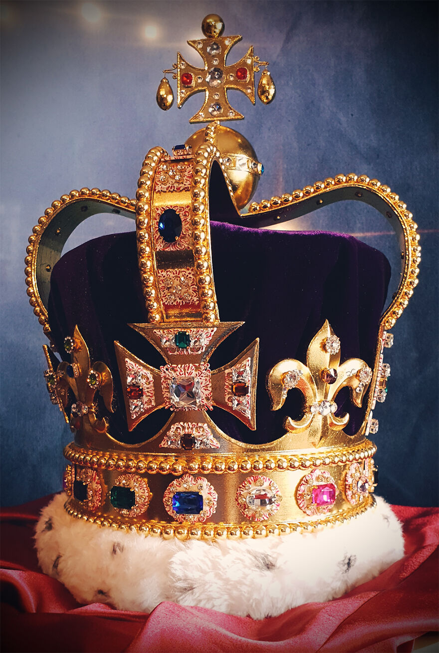 I Made An Accurate Replica Of St. Edward's Crown I Made An Accurate Replica Of St. Edward's Crown