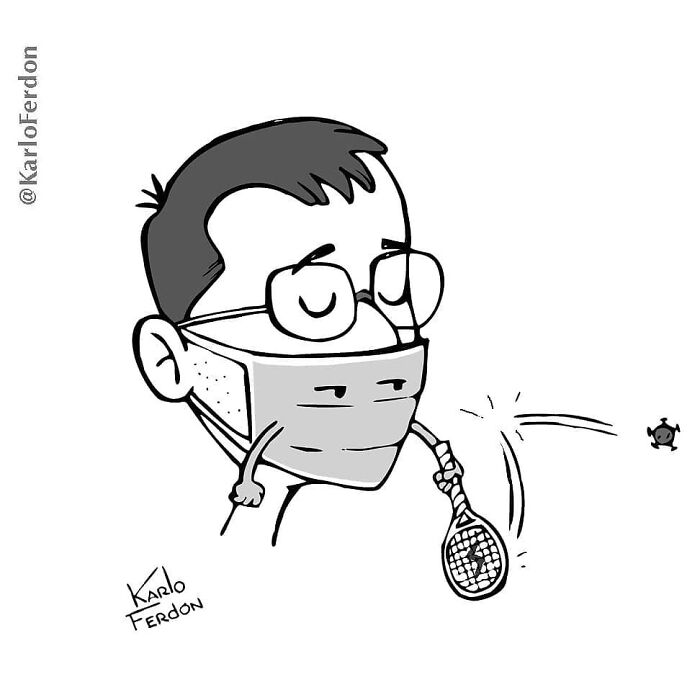 Funny Minimalist Comics Without Dialogue By Karlo Ferdon (56 New Comics)