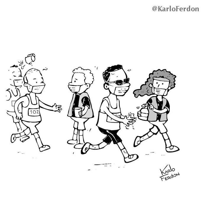 Funny Minimalist Comics Without Dialogue By Karlo Ferdon (56 New Comics)