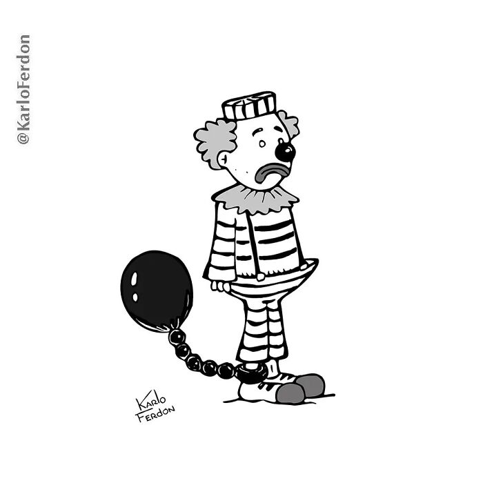 Funny Minimalist Comics Without Dialogue By Karlo Ferdon (56 New Comics)