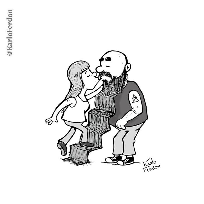 Funny Minimalist Comics Without Dialogue By Karlo Ferdon (56 New Comics)