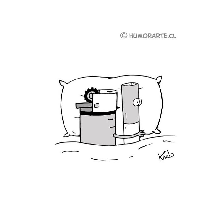 Funny Minimalist Comics Without Dialogue By Karlo Ferdon (56 New Comics)