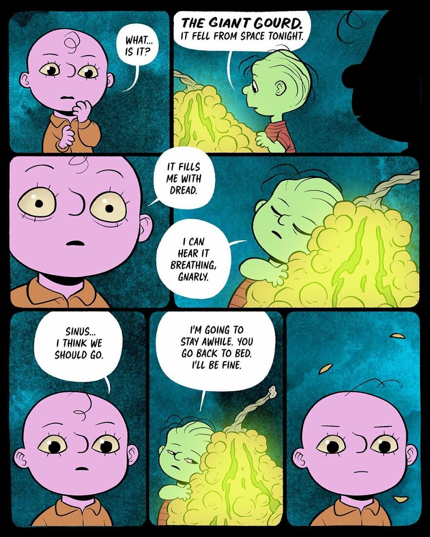 This Artist Made A Dark Webcomic About 'Gnarly Brown', And People On Instagram Are Loving It