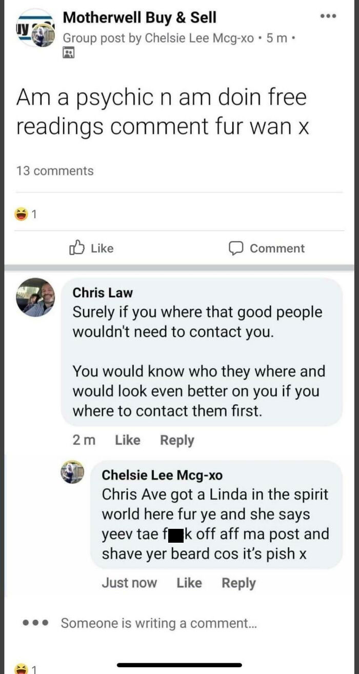 Interesting Take From A Spirit