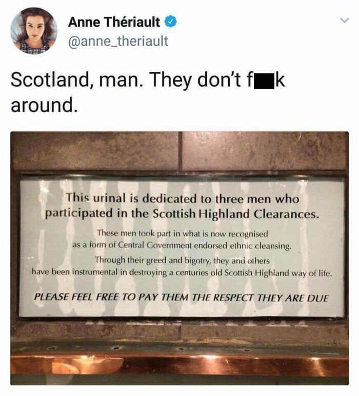 Dont Want To Piss Off The Scottish