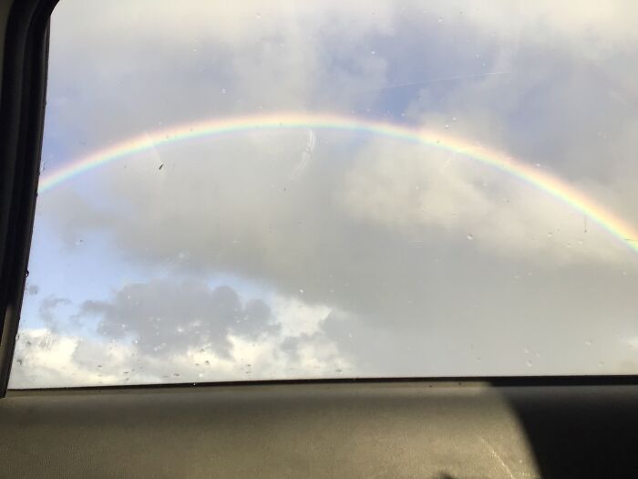 Super Bright Rainbow I Saw After A Huge Storm