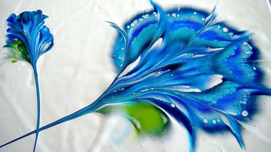 Carnation Flower ~painting With Acrylics And Paper Napkin ~dip & Lip Pouring Technique Carnation Flower ~painting With Acrylics And Paper Napkin ~dip & Lip Pouring Technique