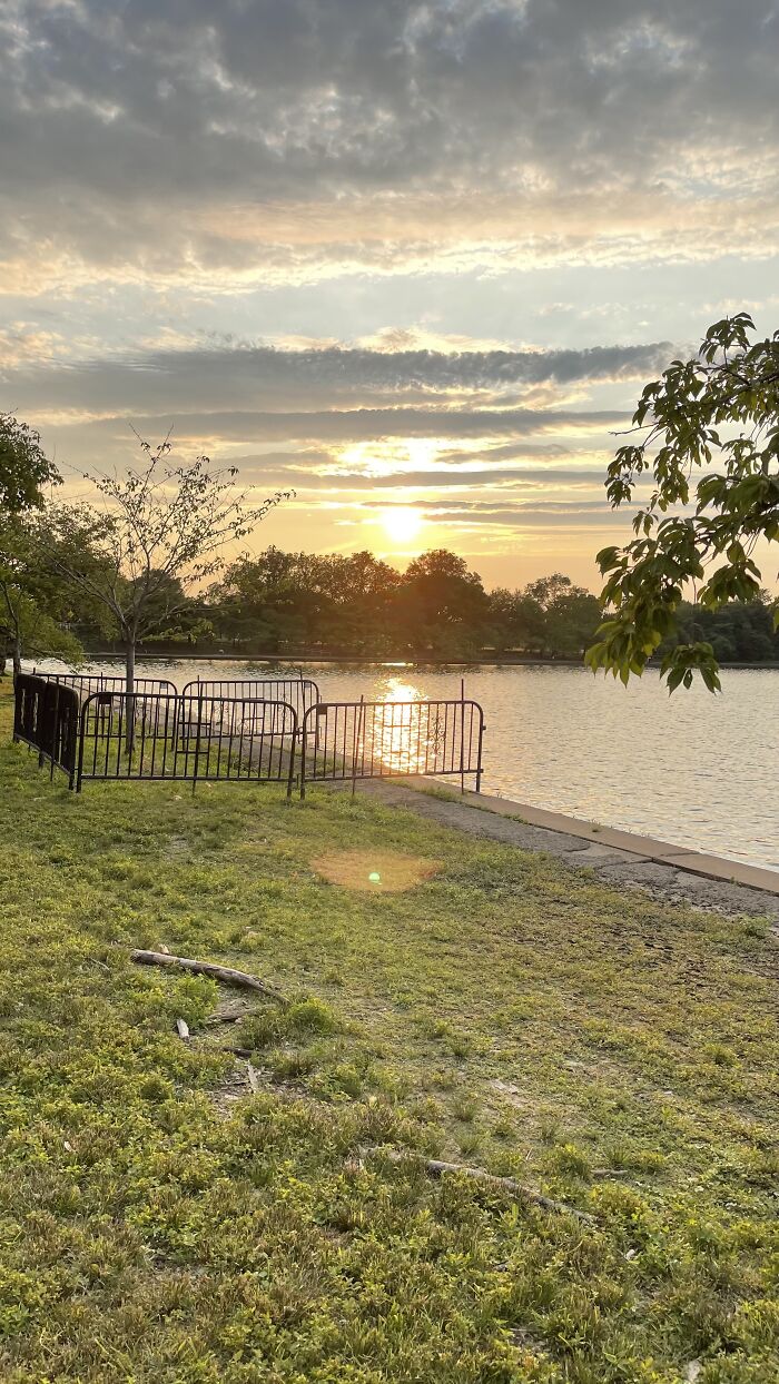 Sunset In Washington, D. C.