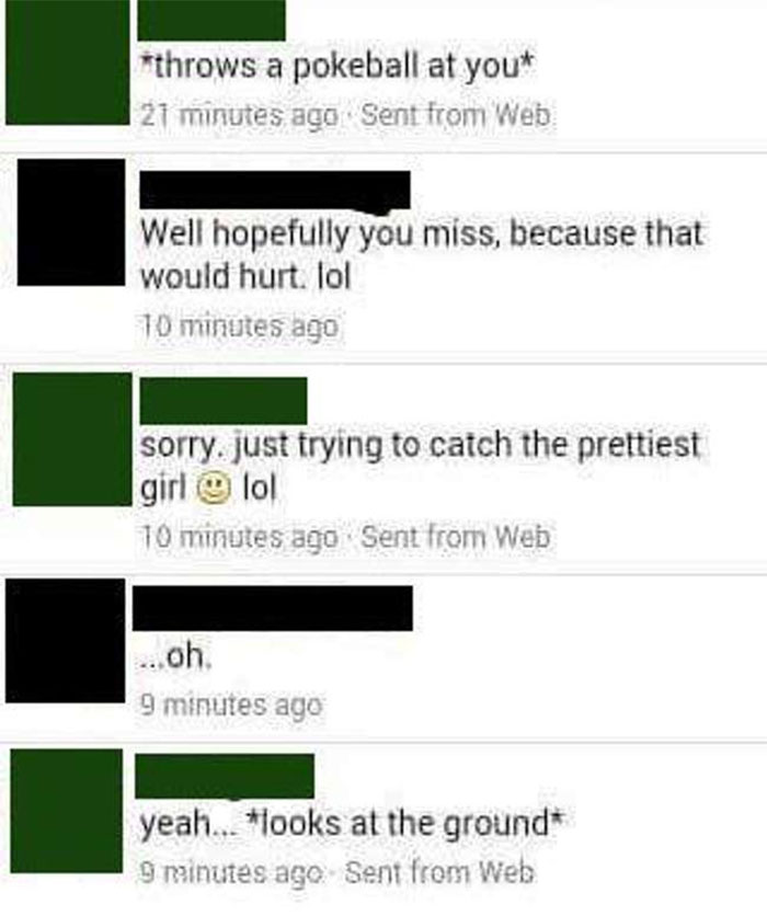 He Threw A Pokemon Ball