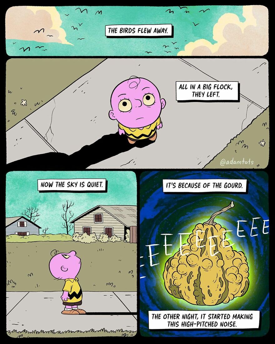 This Artist Made A Dark Webcomic About 'Gnarly Brown', And People On Instagram Are Loving It