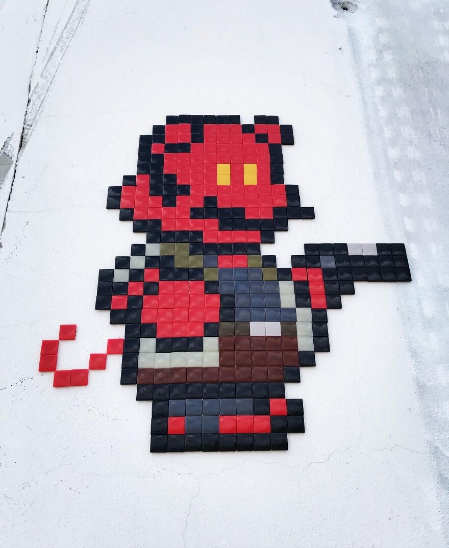 Mario x Hellboy