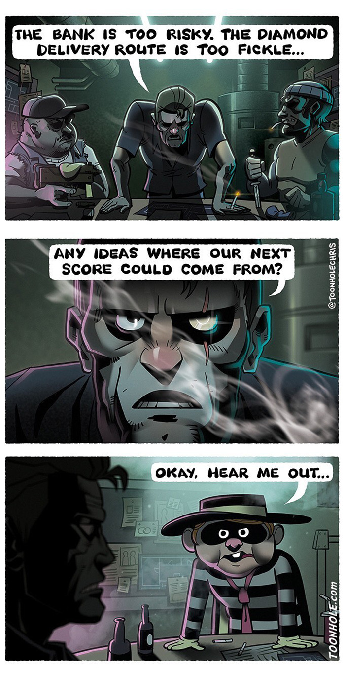 35 New Dark Comics By Toonhole Chris With A Sudden Twist