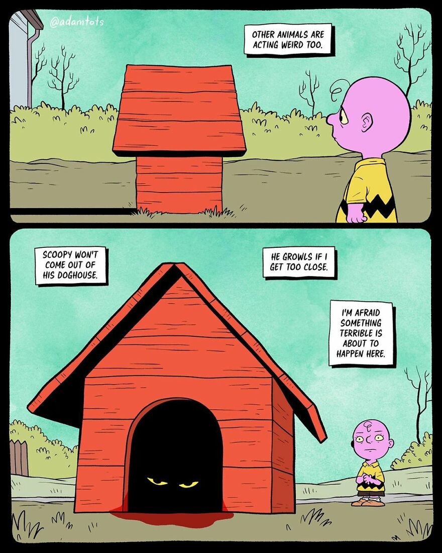 This Artist Made A Dark Webcomic About 'Gnarly Brown', And People On Instagram Are Loving It