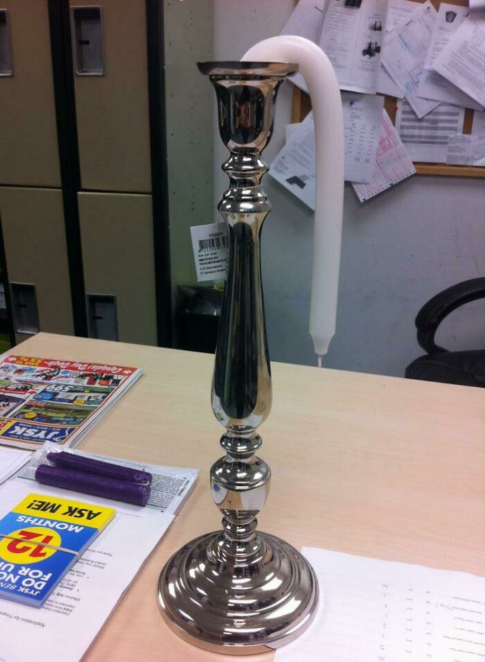 This Is What Happens When You Try To Display Candles On A Hot Patio