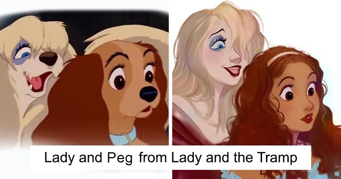 What 24 Animals From Cartoons And Photos Would Look Like As Humans, Illustrated By Shannon Lee