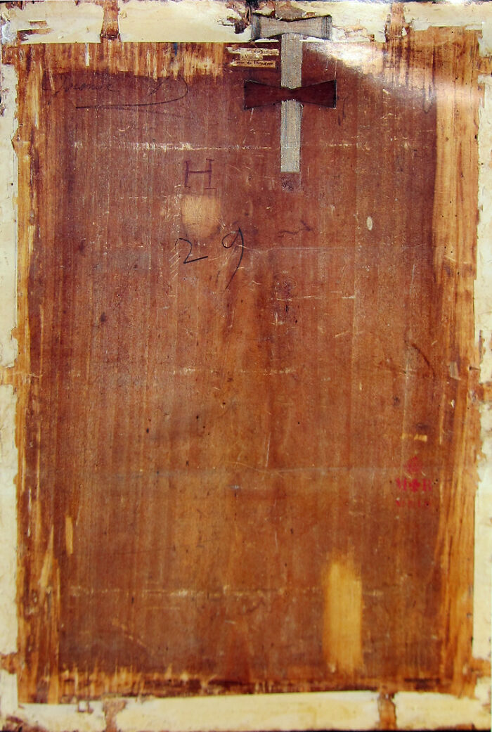 The Back Panel Of The Mona Lisa