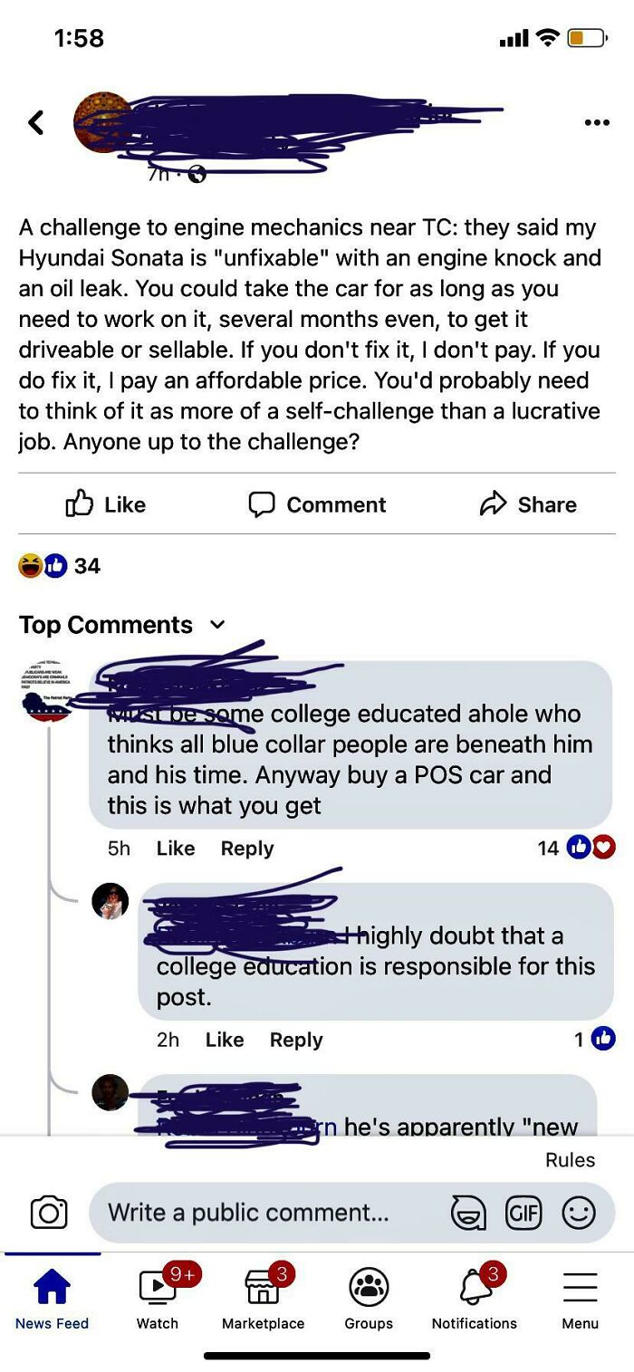 Who Wants To Spend Hours Fixing An “Unfixable Car” Without Pay?