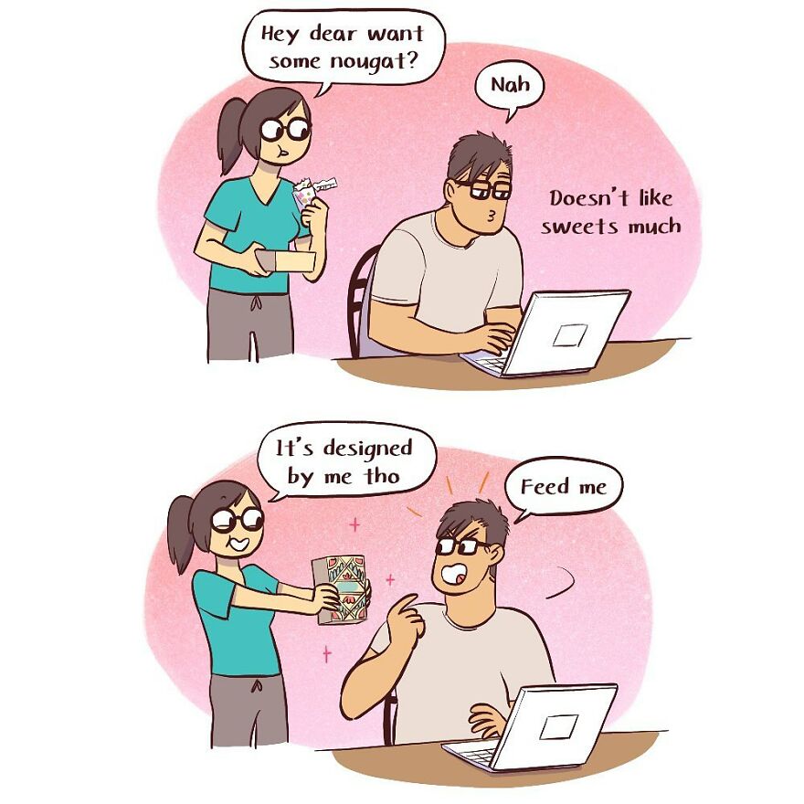 Artist Illustrates Her Relationship With ‘It Guy’ In Adorable Comics (New Pics)