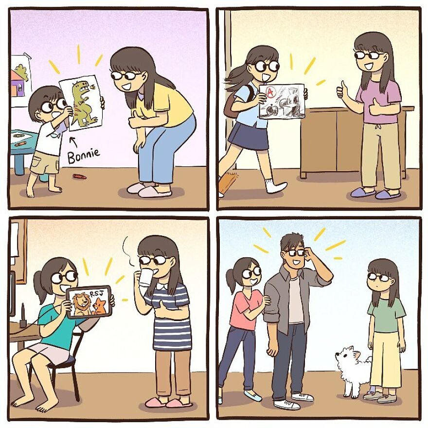 Artist Illustrates Her Relationship With ‘It Guy’ In Adorable Comics (New Pics)