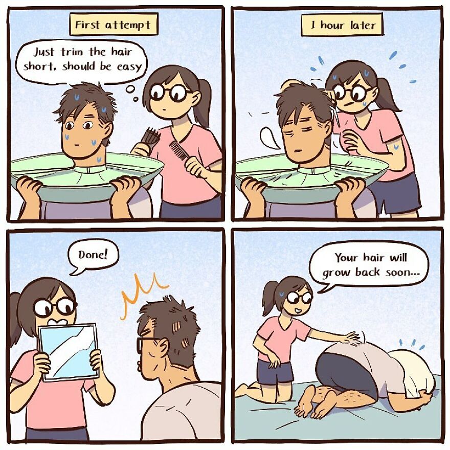 Artist Illustrates Her Relationship With ‘It Guy’ In Adorable Comics (New Pics)