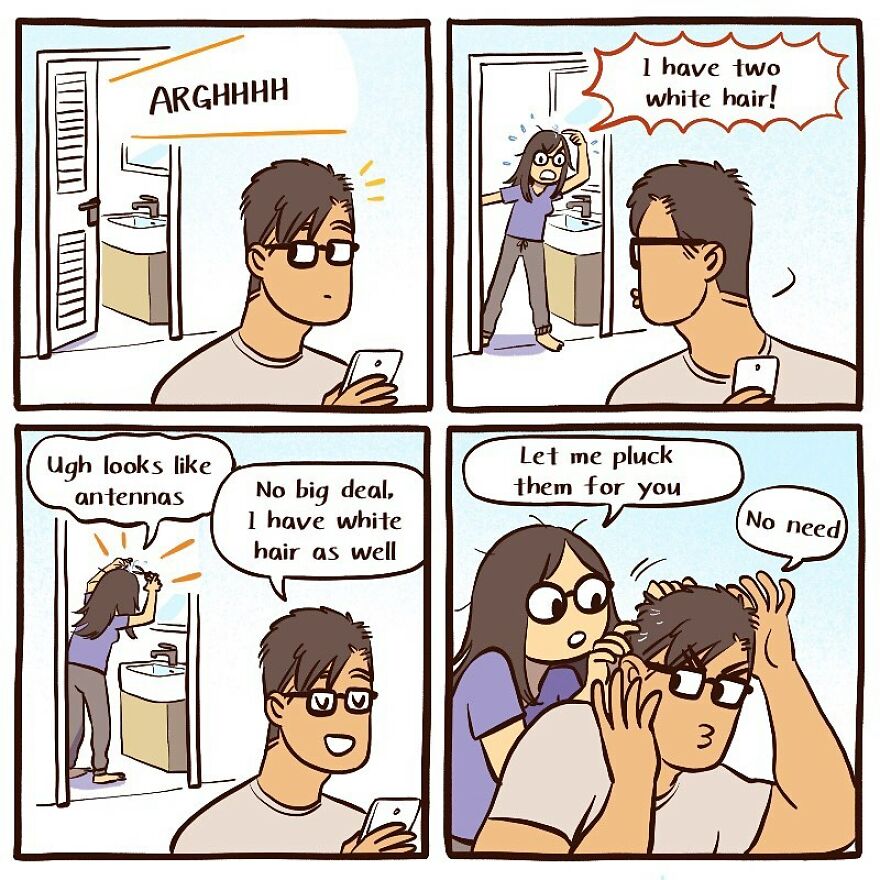 Artist Illustrates Her Relationship With ‘It Guy’ In Adorable Comics (New Pics)