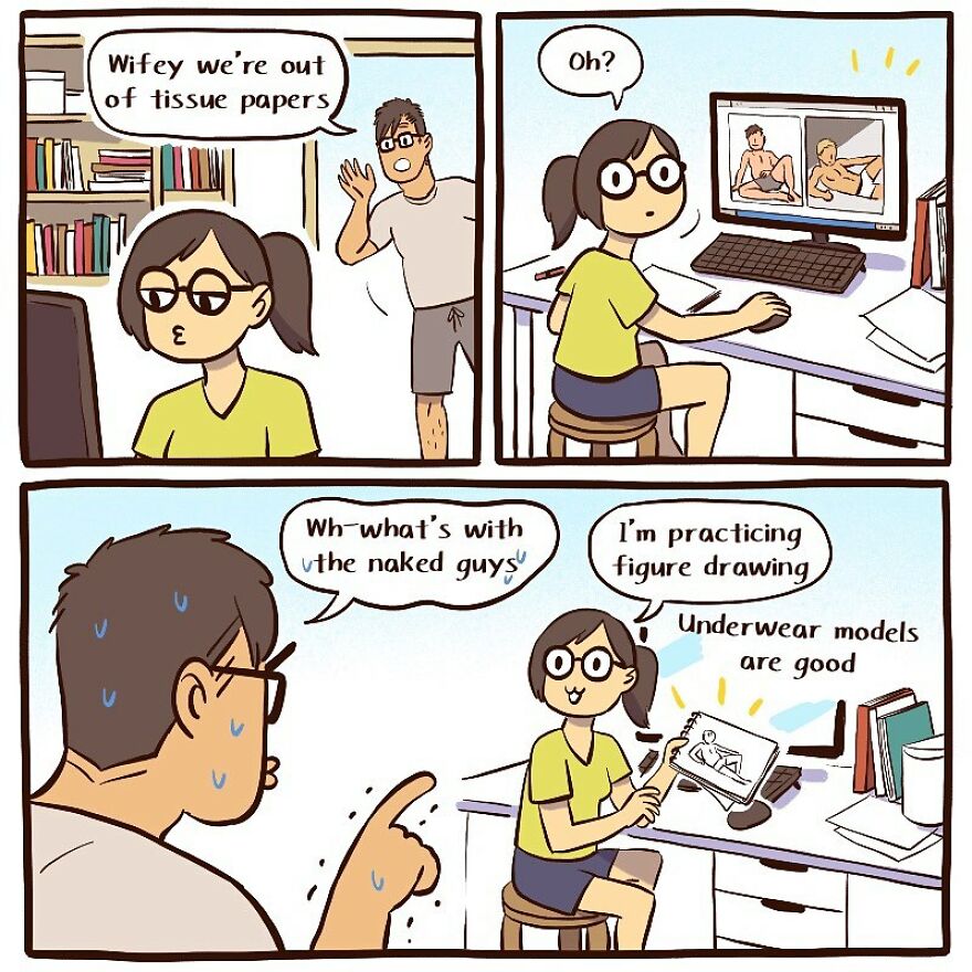 Artist Illustrates Her Relationship With ‘It Guy’ In Adorable Comics (New Pics)