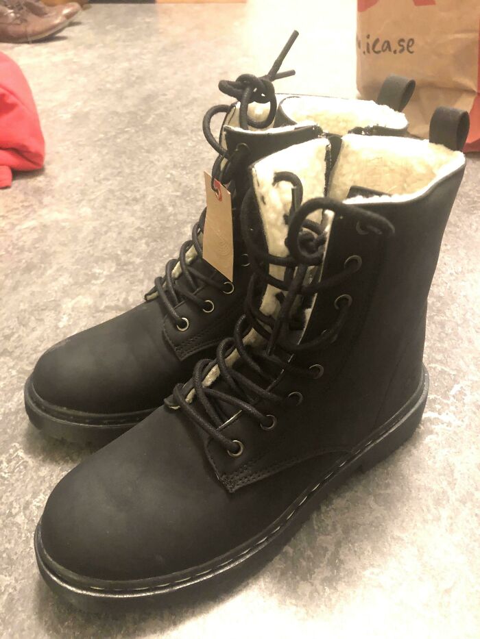 Found Today, Tag Still On... Just A Week After I Discovered An Unfixable Rip In My Boots!