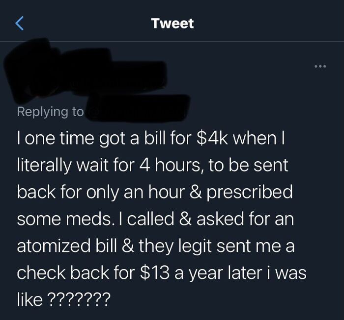 Atomized Hospital Bill