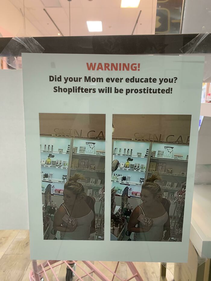 Shoplifters Will Be Prostituted!