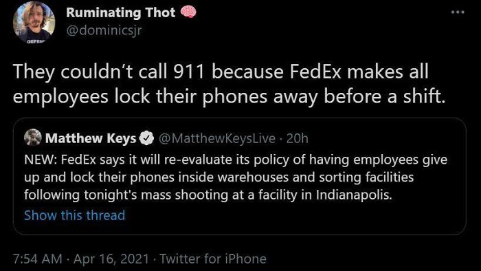 Productivity Over Your Safety