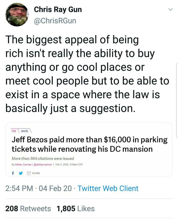 Just Pay Off The Law If You Don't Like It