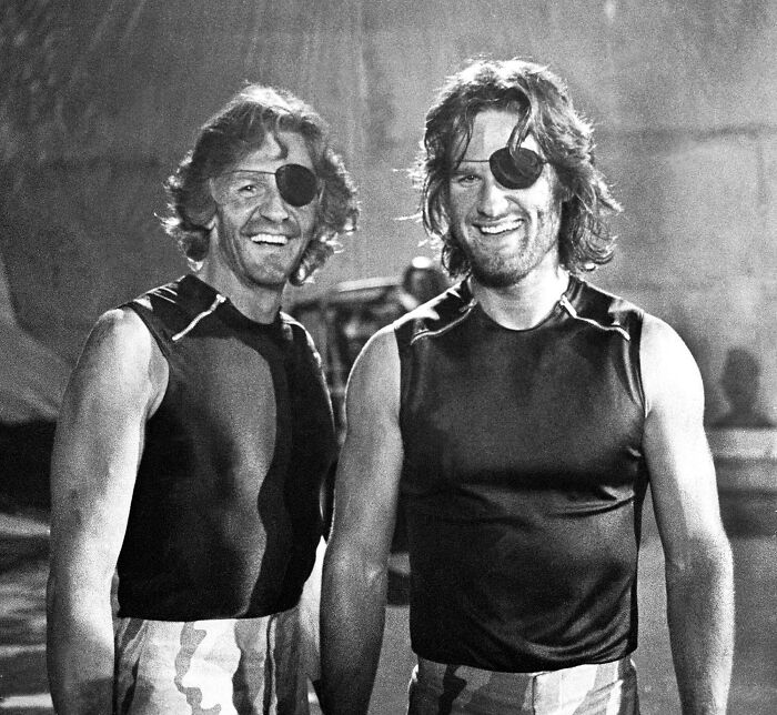 Kurt Russell And His Stunt Double Dick Warlock 1980