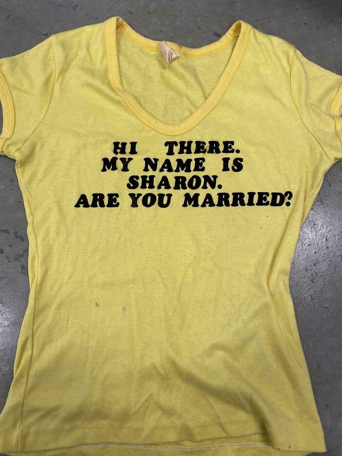 I Found This Gem At Goodwill, Not Rly Sure Who Sharon Is