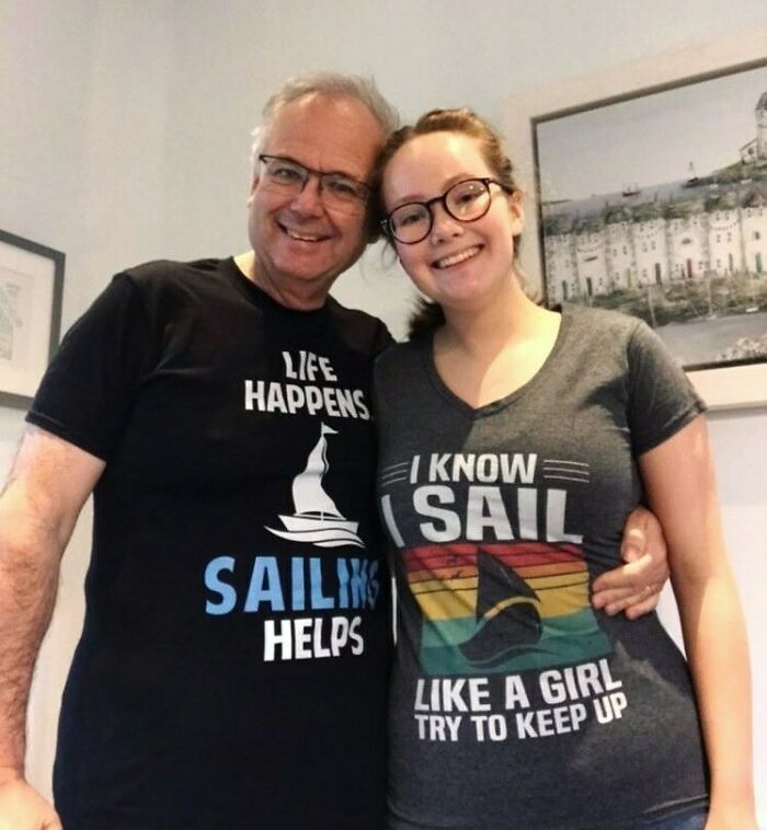 Got Both Shirts For Myself And My Daughter