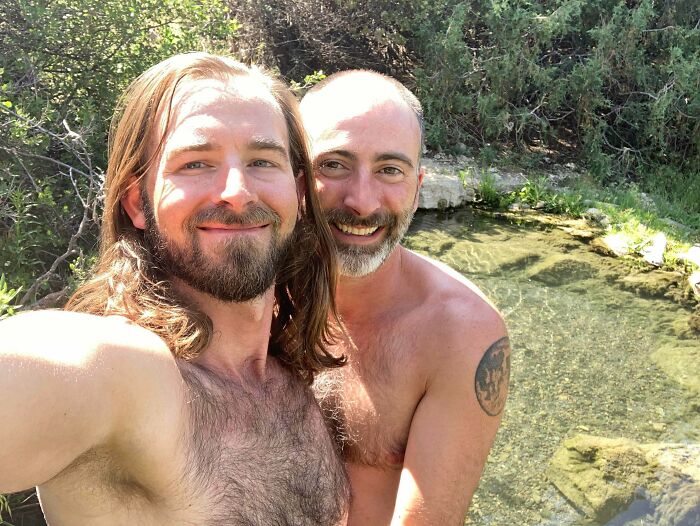 My Mane, The Hubby, And Some Koi