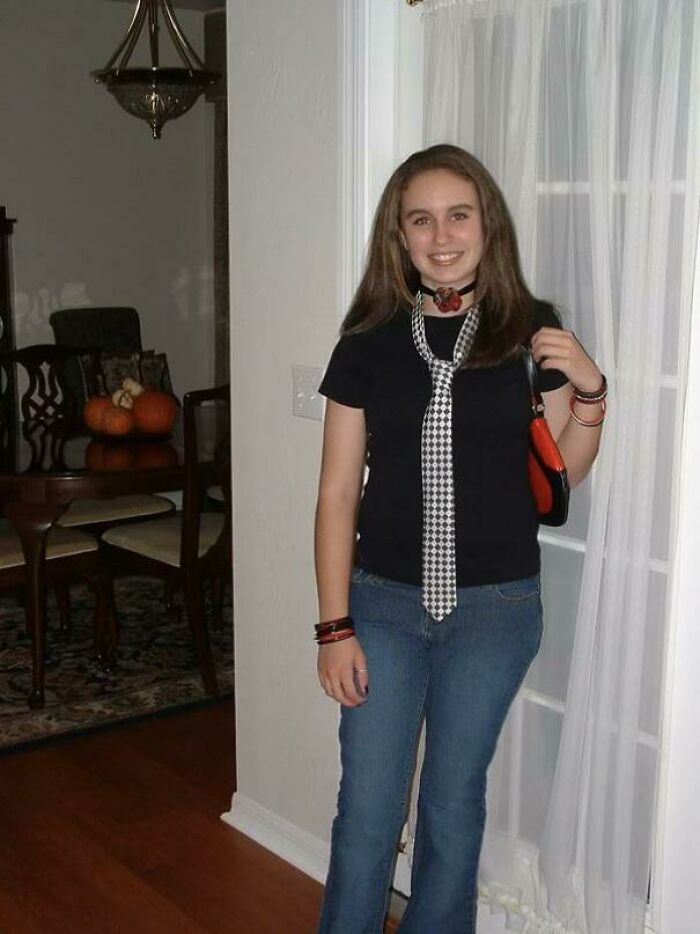 Here’s Me At 12, Going To See Good Charlotte And Eve 6 With My Dad. I Thought I Looked Very Badass