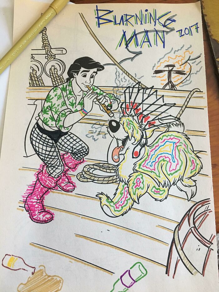 Prince Eric Goes To Burning Man