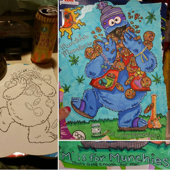 "M Is For Muchies, That's Good Enough For Me"